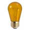 Bulbrite 11-Watt S14 Transparent Amber Dimmable Incandescent Light Bulb, 25PK 861023 - alternate 1
